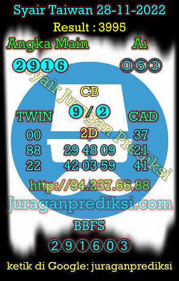 prediksi taiwan 28 november 2022, syair taiwan hari ini senin 28-11-2022, angka keluar togel taiwan, toto jitu taiwan hari ini jitu, akurat, terbaik