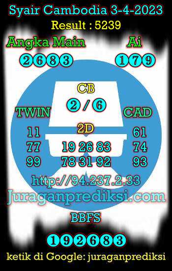 prediksi cambodia 3 april 2023, syair cambodia hari ini senin 3-4-2023, prediksi syair kamboja 3 april 2023 4d jitu dan akurat