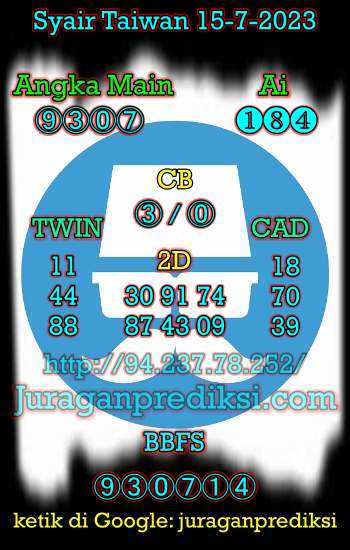 prediksi taiwan 15 juli 2023, syair taiwan hari ini sabtu 15-7-2023, angka keluar togel taiwan, toto jitu taiwan 15 juli 2023 akurat