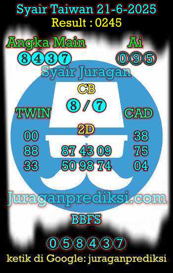 prediksi taiwan 21 juni 2025, syair taiwan hari ini sabtu 21-6-2024, angka keluar togel taiwan, toto jitu taiwan 21 juni 2025 akurat